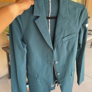 Animo Show Coat - Green/Teal Size IT 44